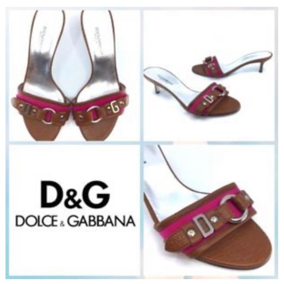 Dolce & Gabbana Open Toe Kitten Heels | 38.5 - Picture 11 of 11